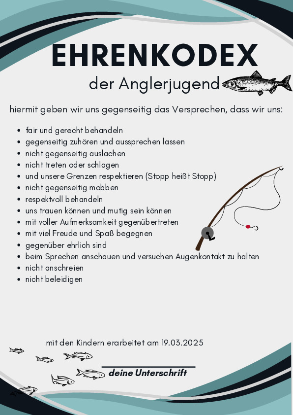 Ehrenkodex Jugendgruppe